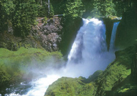 Image Sahalie and Koosah Falls